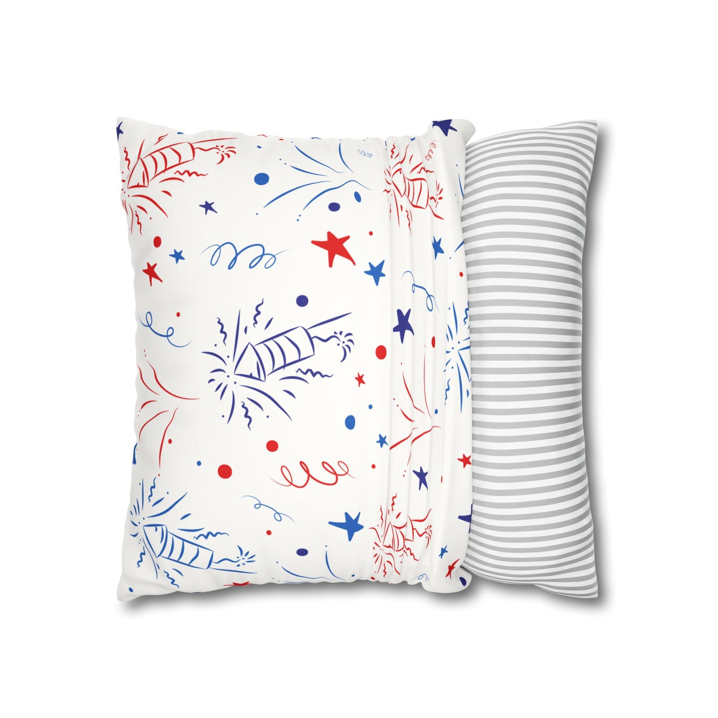 Loves Jesus and America Too Faux Suede Square Pillow Case