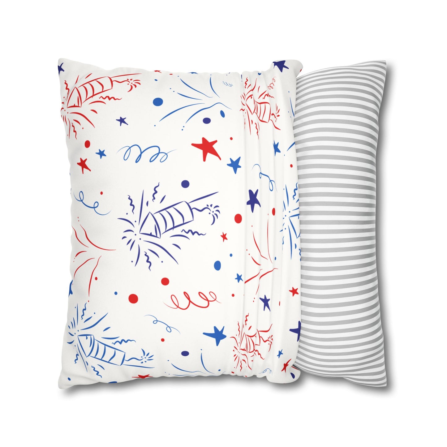 Loves Jesus and America Too Faux Suede Square Pillow Case