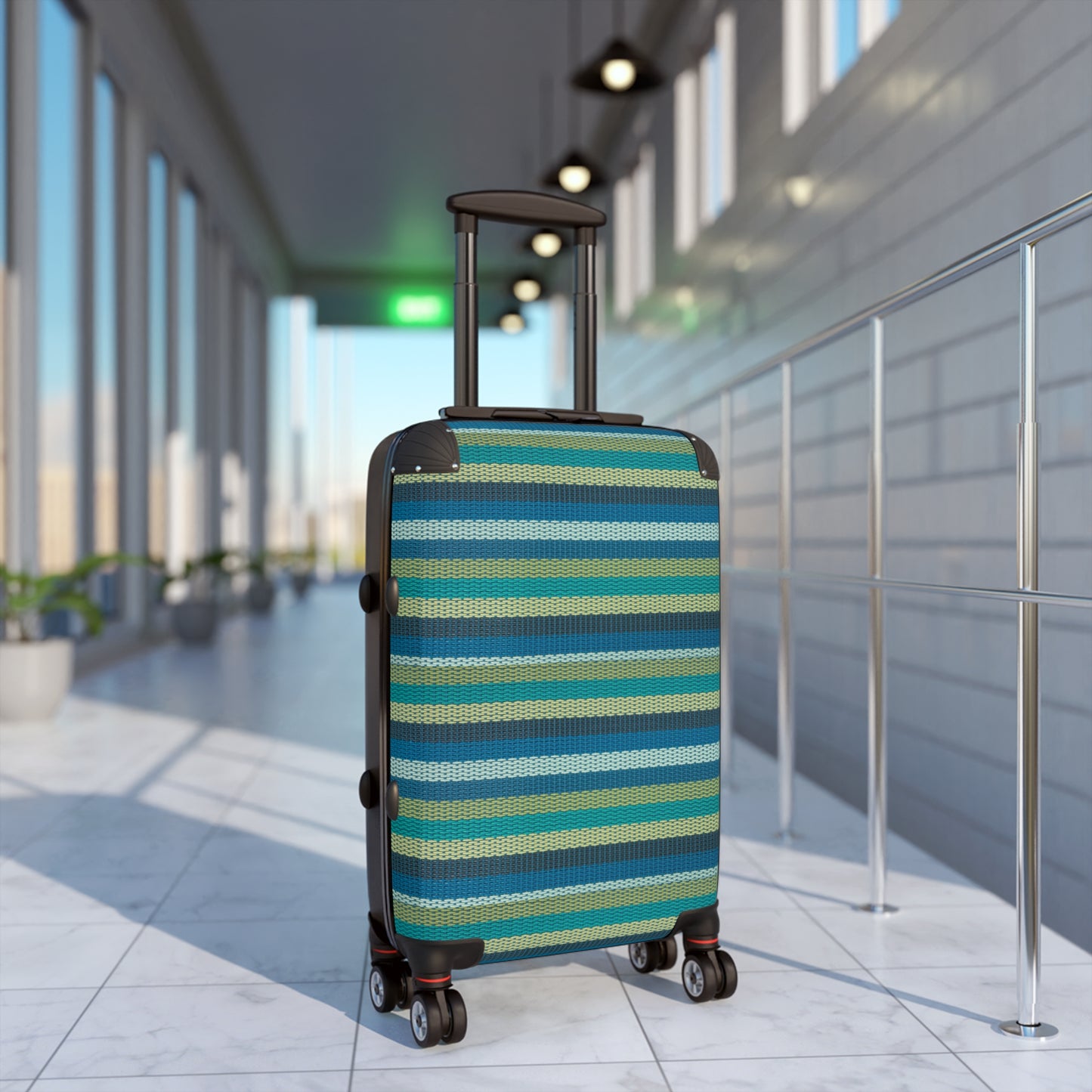 Stripped Suitcase