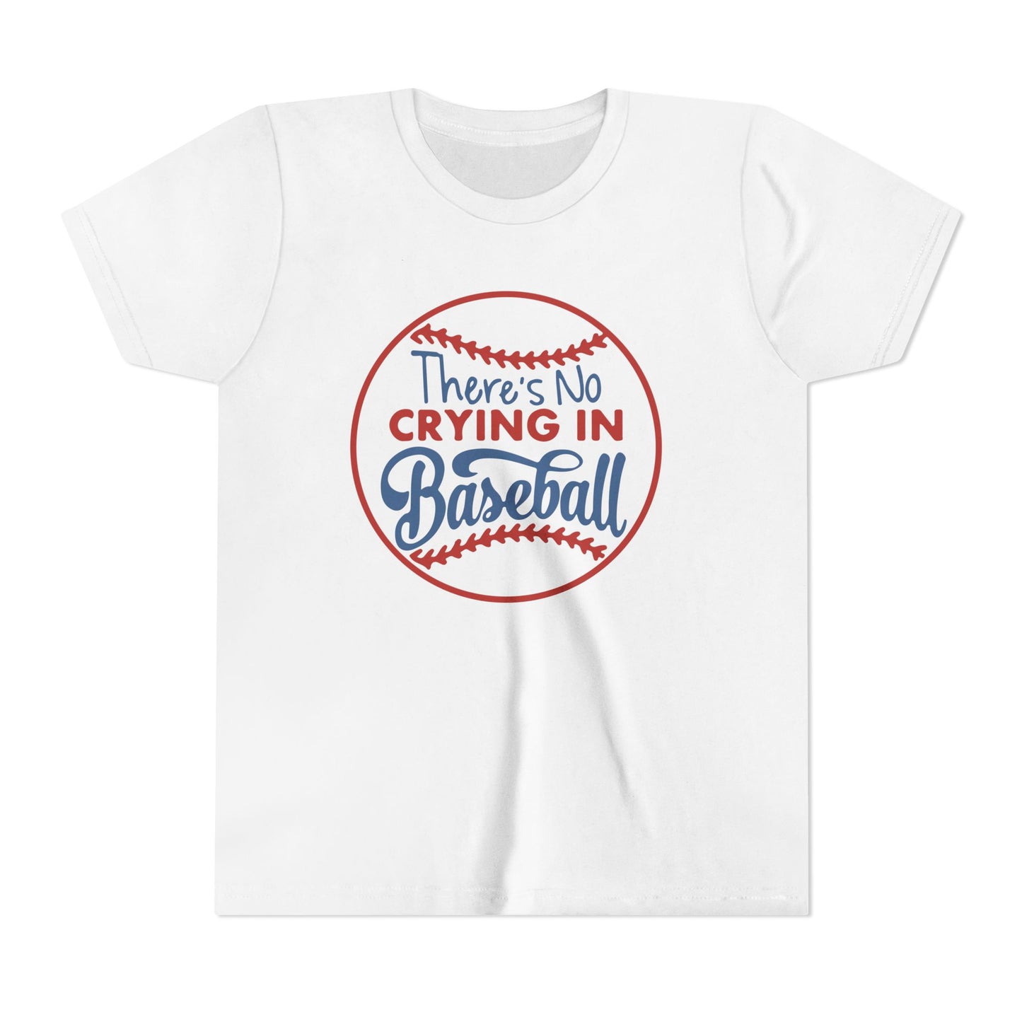 There's No Crying in Baseball Youth Short Sleeve Tee