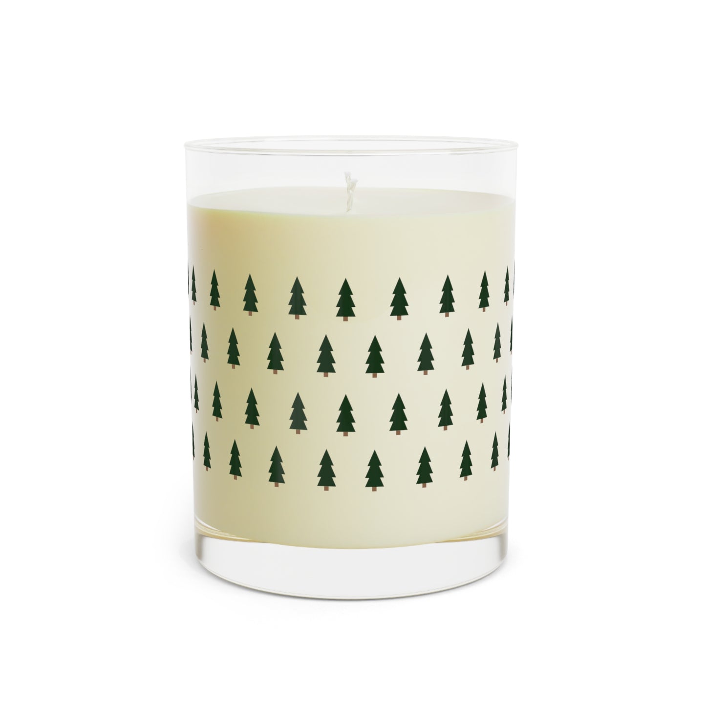 Holiday Christmas Tree Scented Candle - Full Glass, 11oz