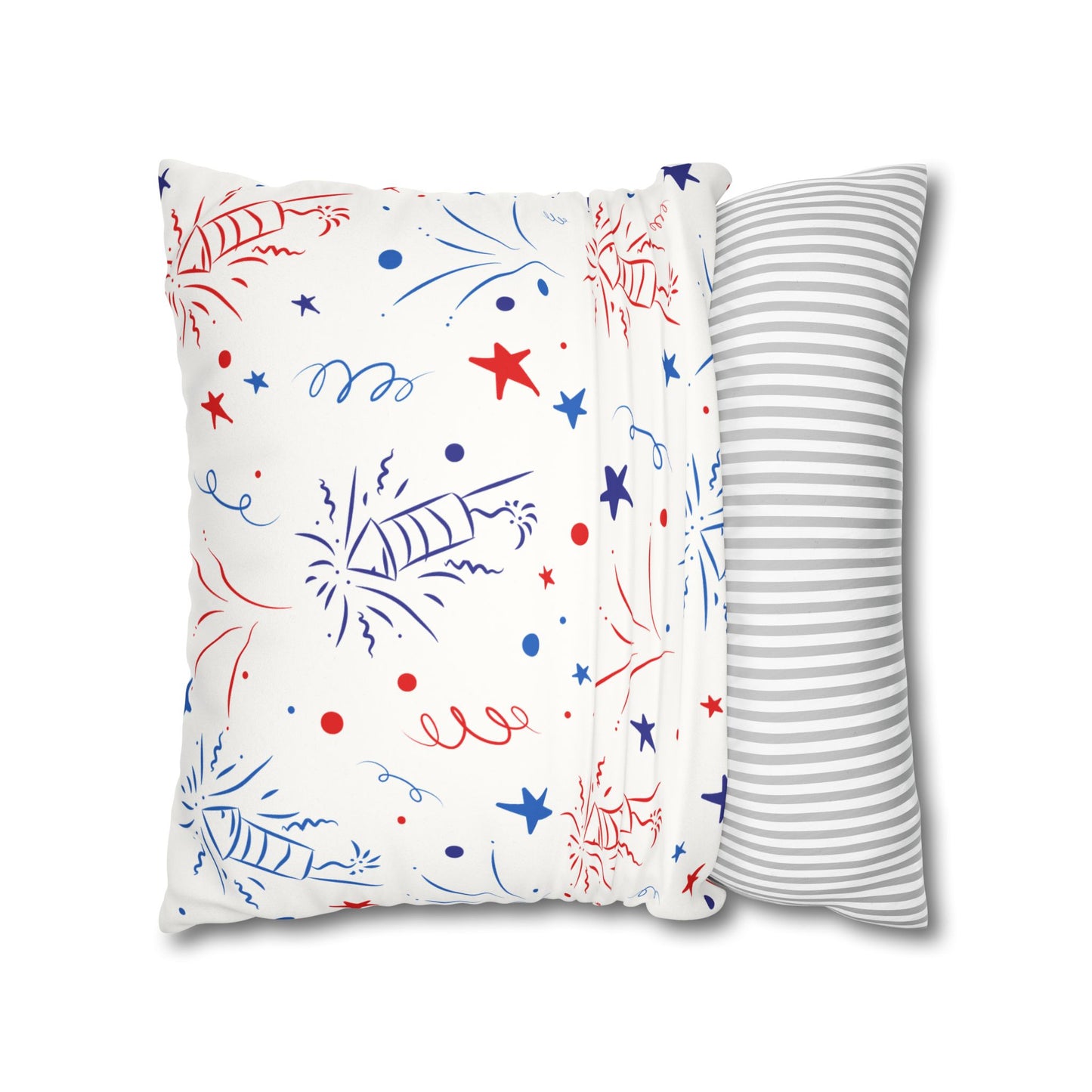 Loves Jesus and America Too Faux Suede Square Pillow Case