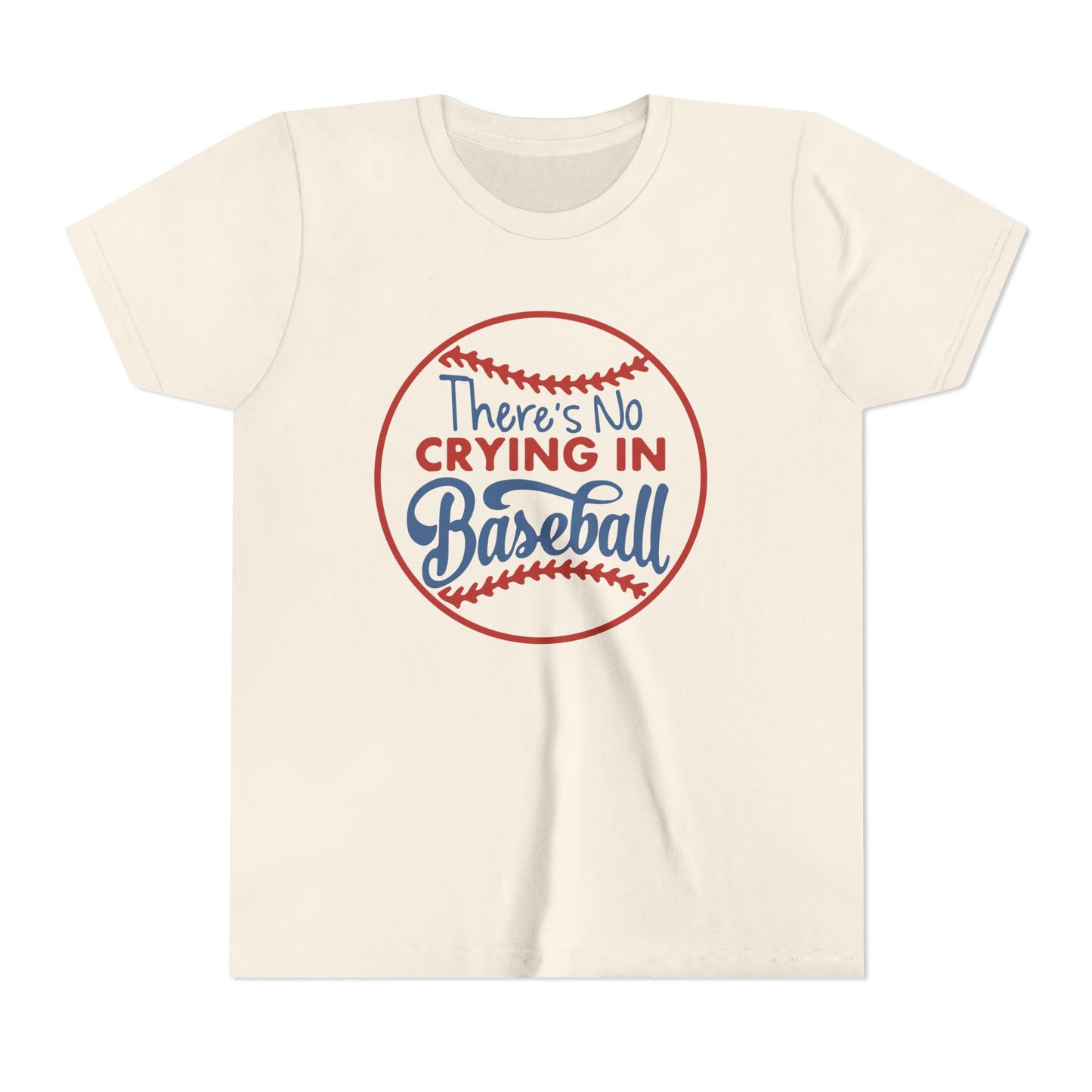 There's No Crying in Baseball Youth Short Sleeve Tee
