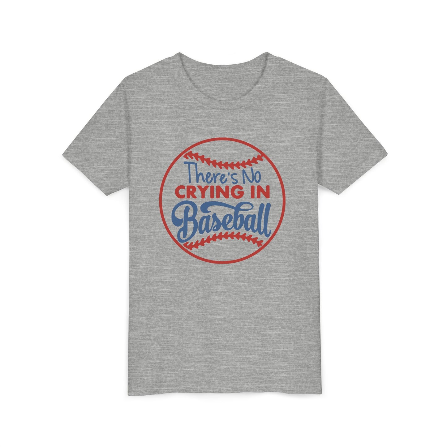 There's No Crying in Baseball Youth Short Sleeve Tee