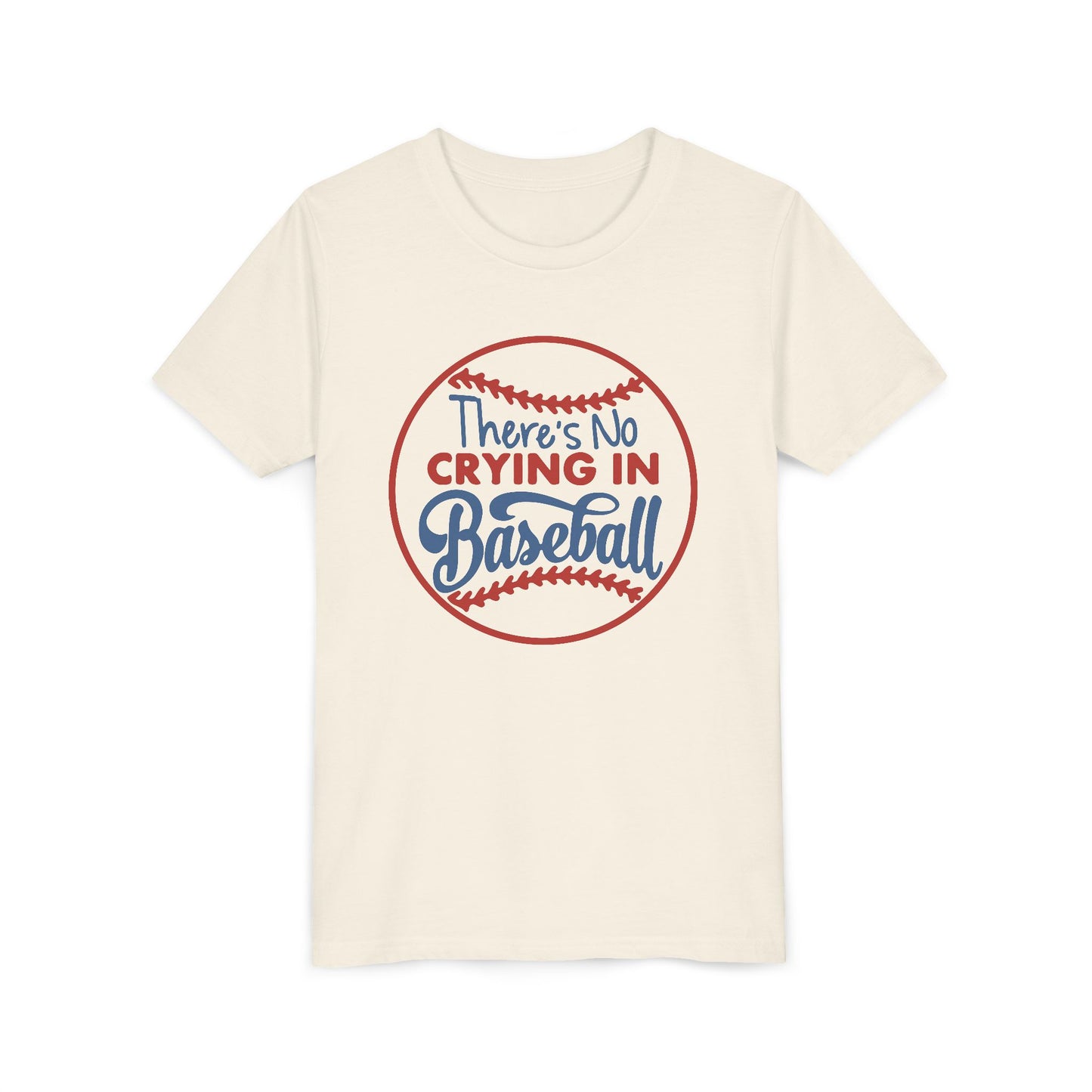 There's No Crying in Baseball Youth Short Sleeve Tee