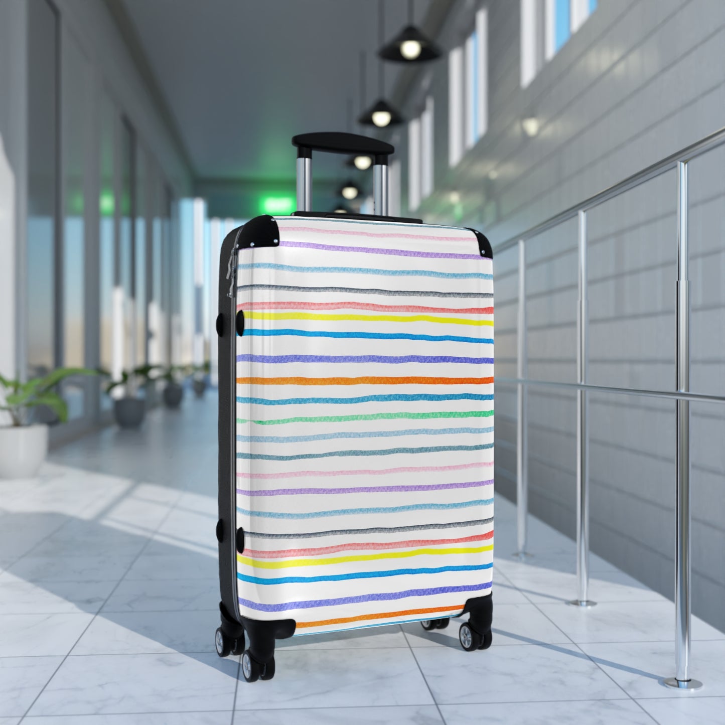 Stripped Suitcase