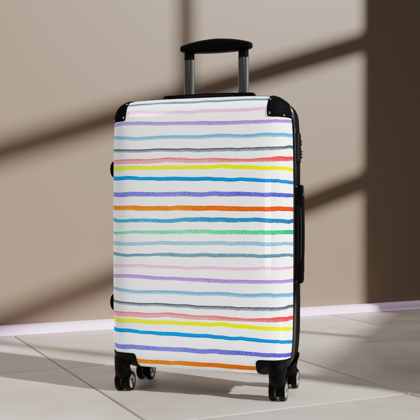Stripped Suitcase