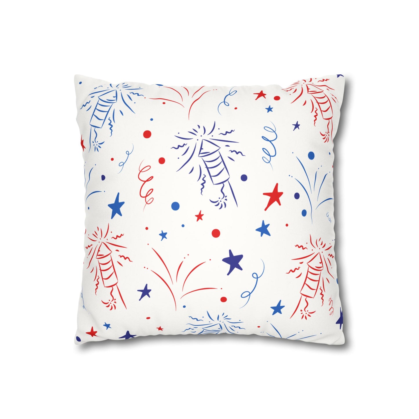 Loves Jesus and America Too Faux Suede Square Pillow Case