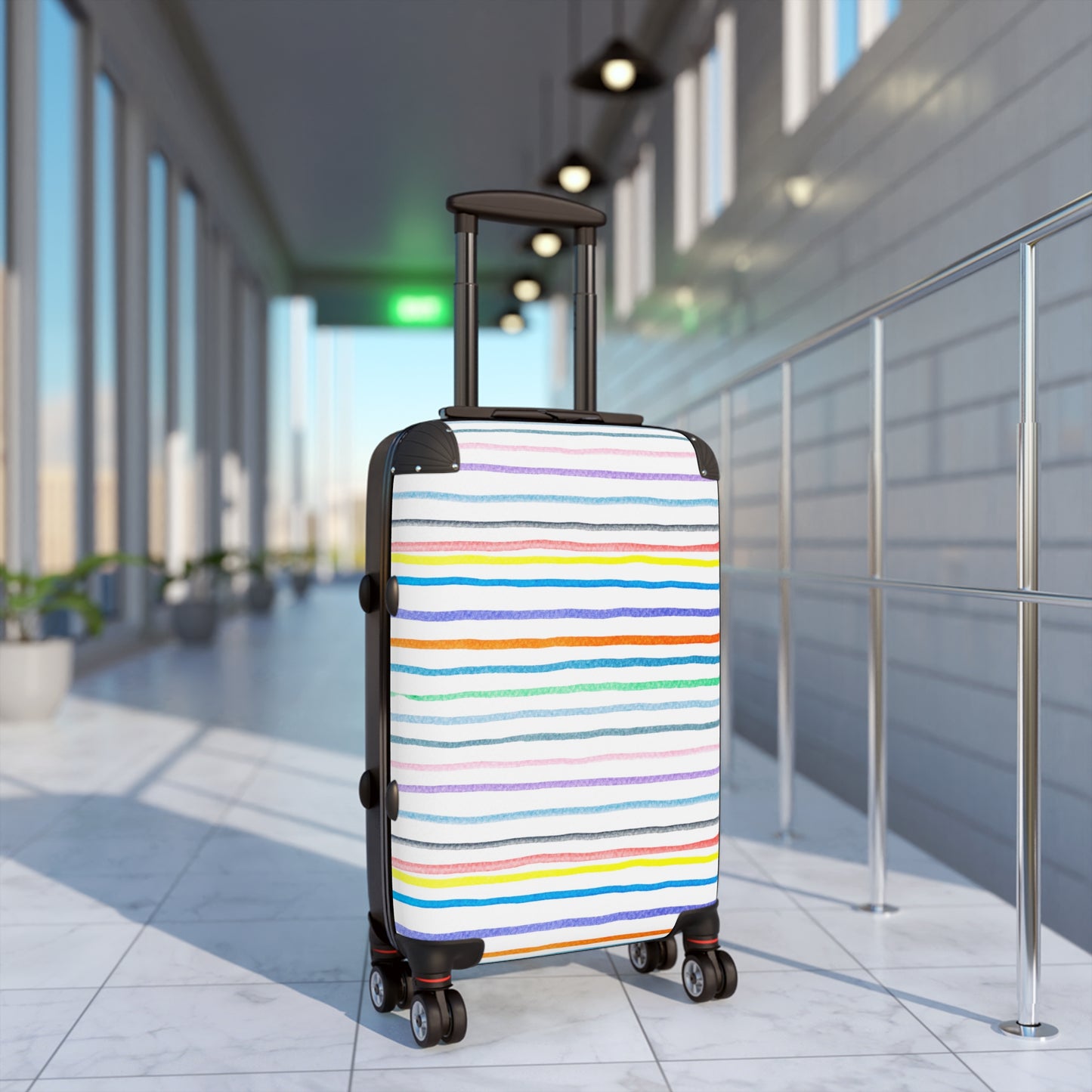 Stripped Suitcase