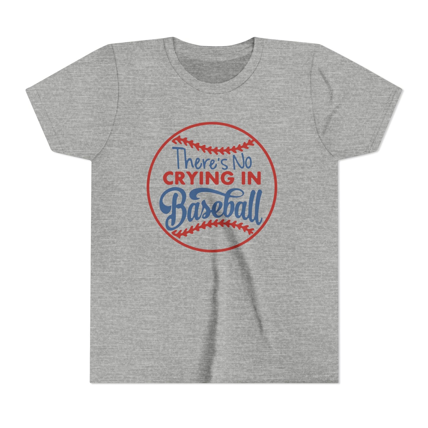 There's No Crying in Baseball Youth Short Sleeve Tee