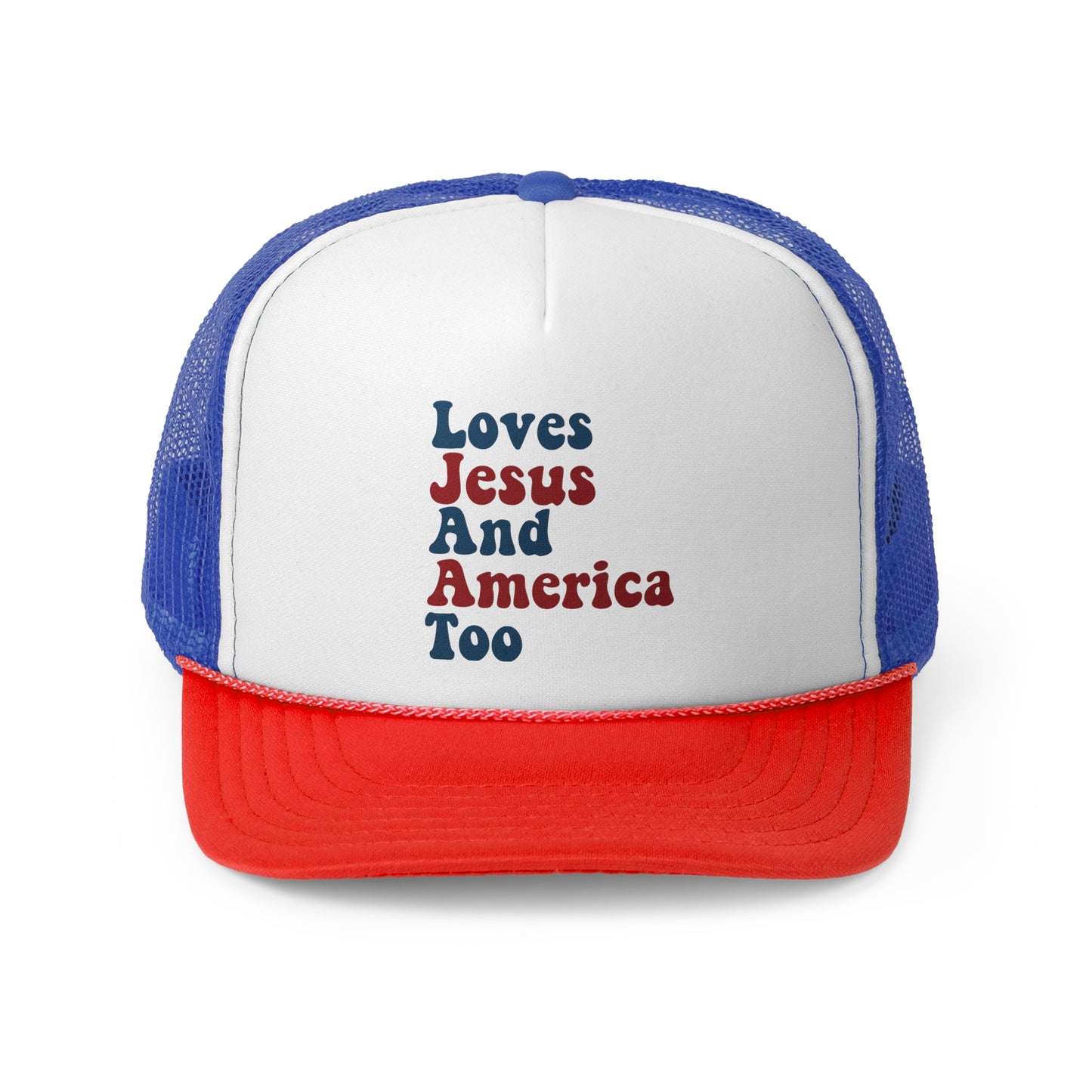 Loves Jesus and America Too 4th of July Hat Tom Petty