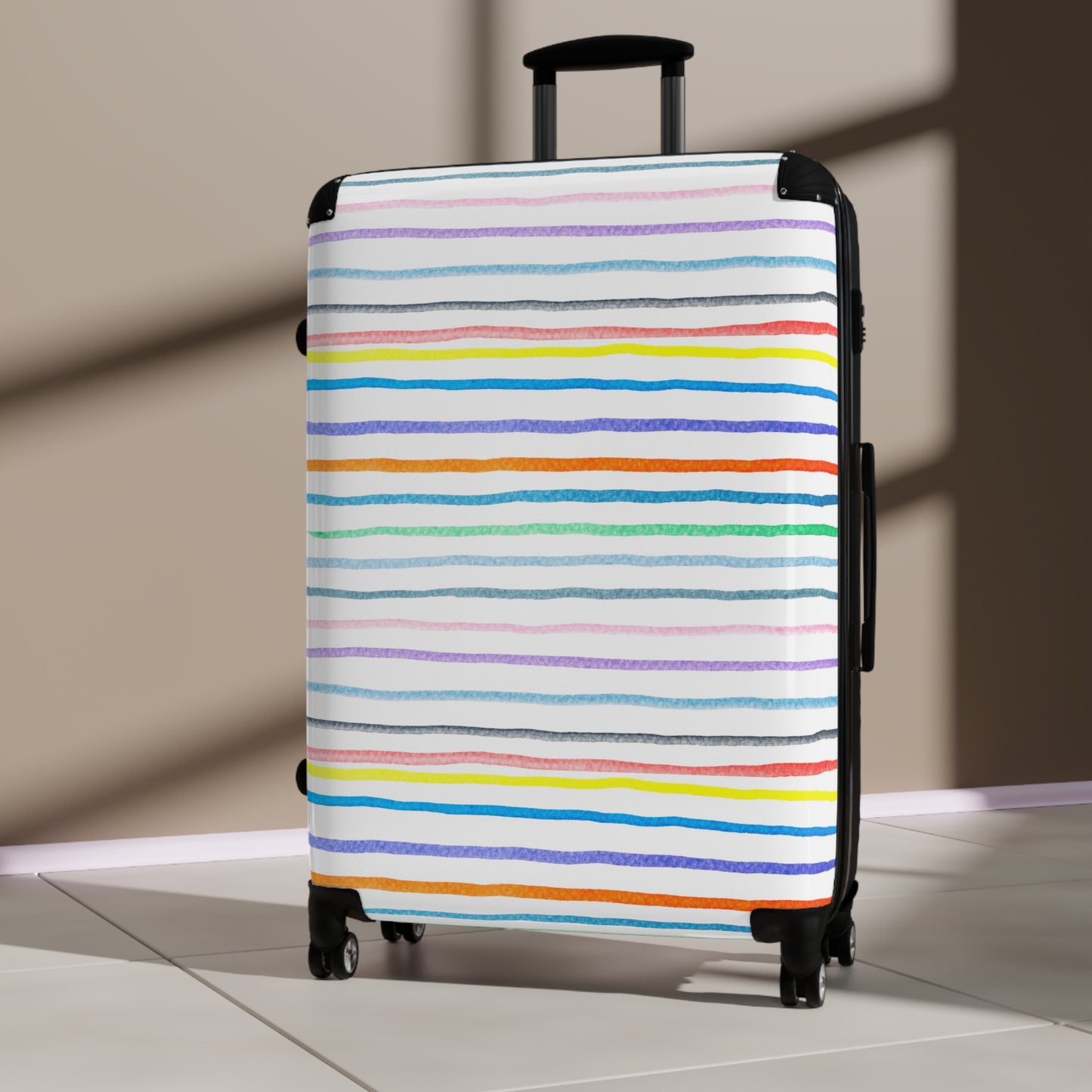 Stripped Suitcase