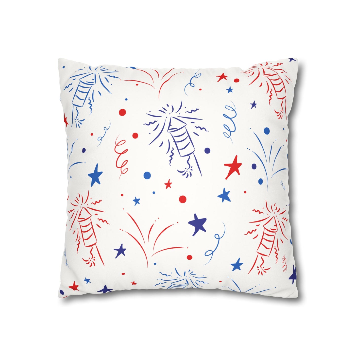 Loves Jesus and America Too Faux Suede Square Pillow Case