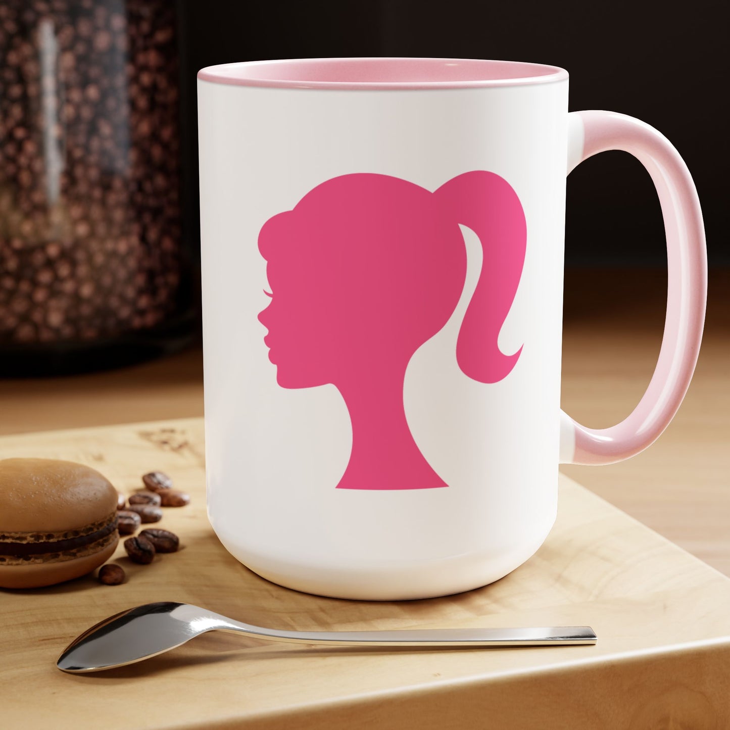 Barbie Two-Tone Coffee Mugs, 15oz
