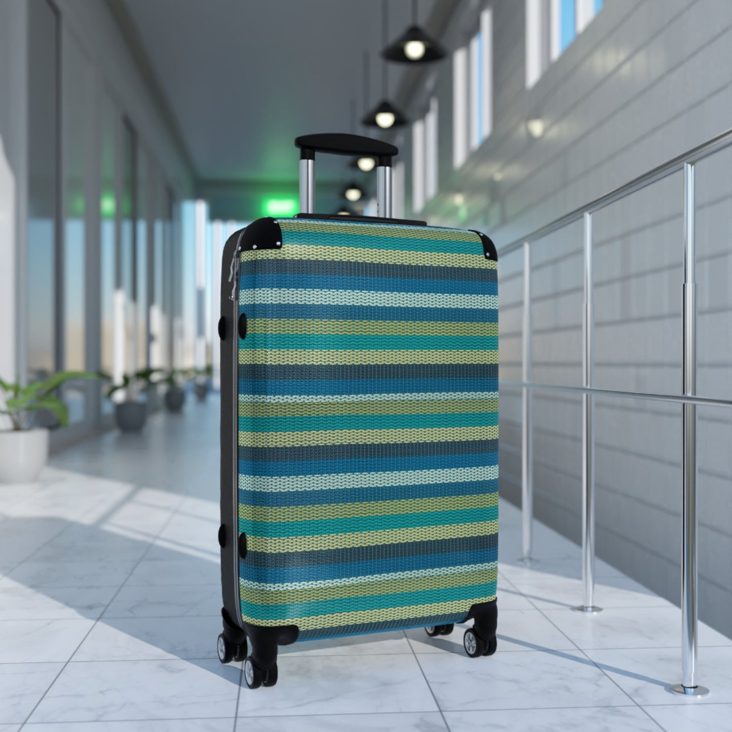 Stripped Suitcase