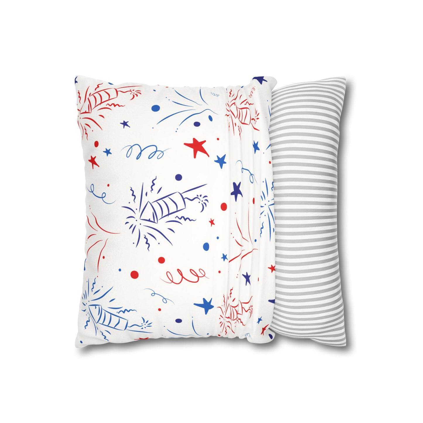 Loves Jesus and America Too Faux Suede Square Pillow Case