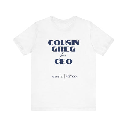 Succession Jersey Short Sleeve Tee Cousin Greg