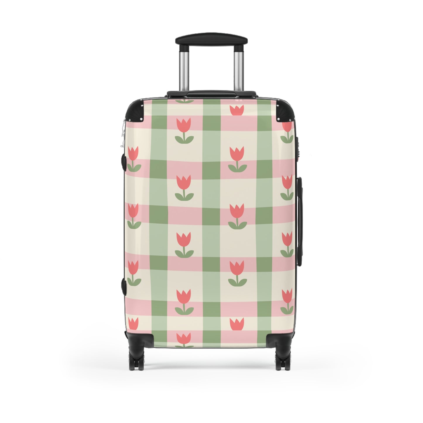 Plaid Tulip Suitcase