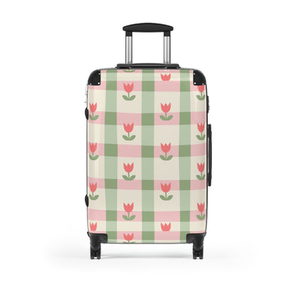 Plaid Tulip Suitcase