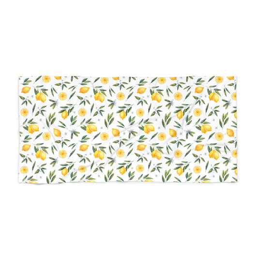 Lemon Beach Towel