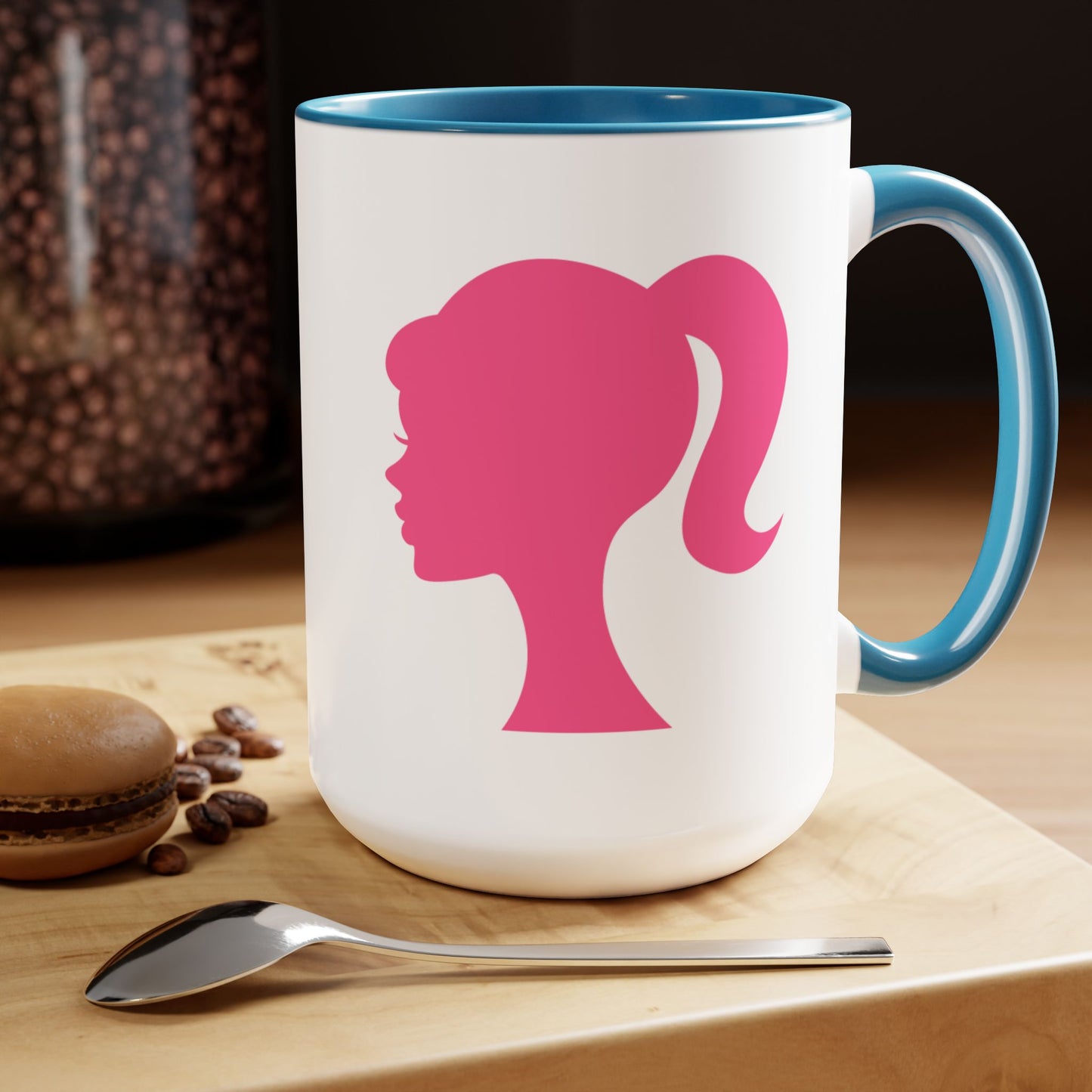 Barbie Two-Tone Coffee Mugs, 15oz
