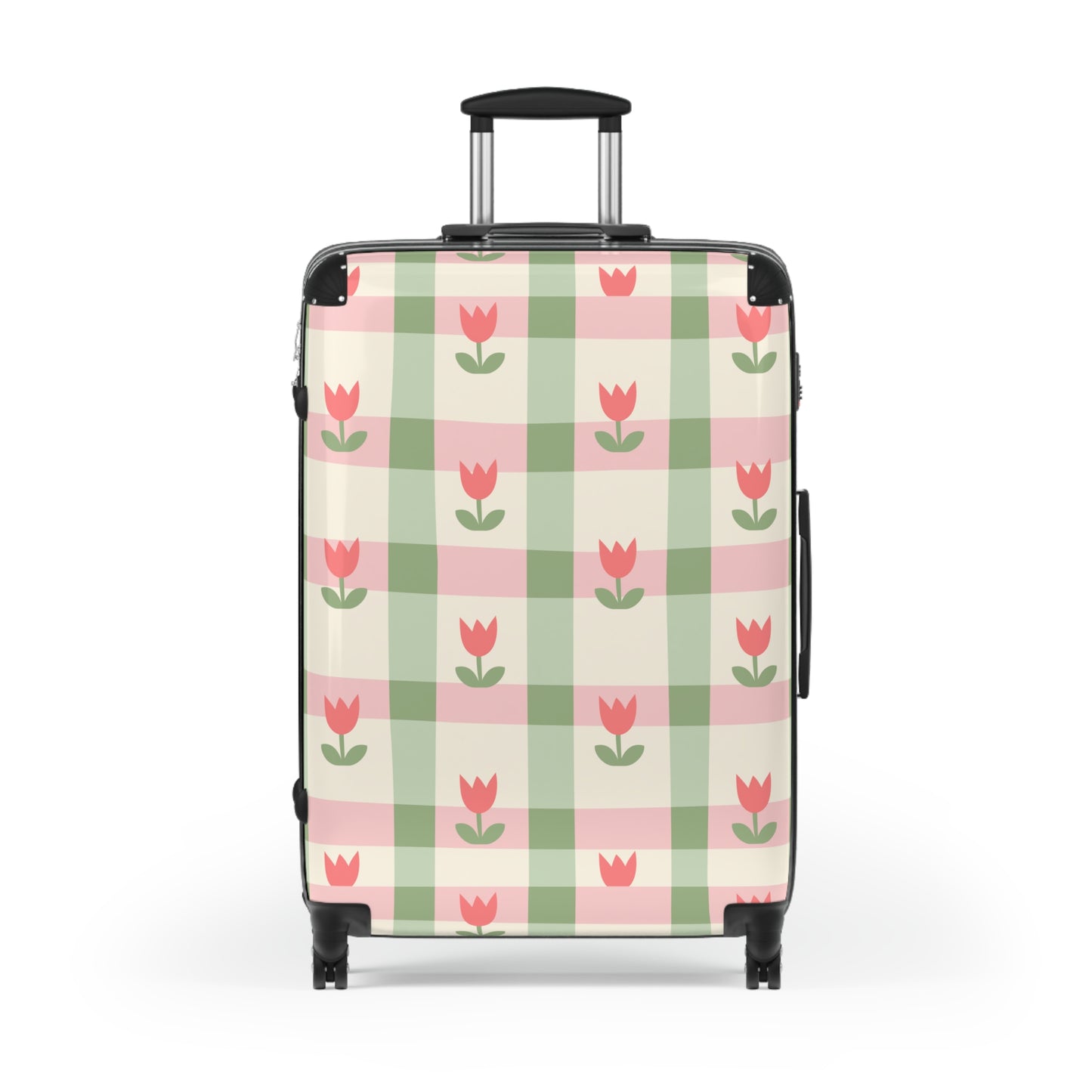 Plaid Tulip Suitcase