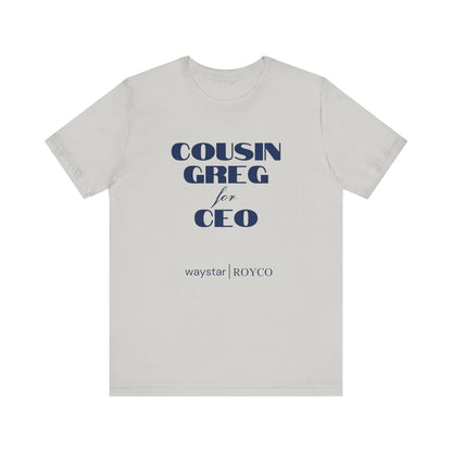 Succession Jersey Short Sleeve Tee Cousin Greg