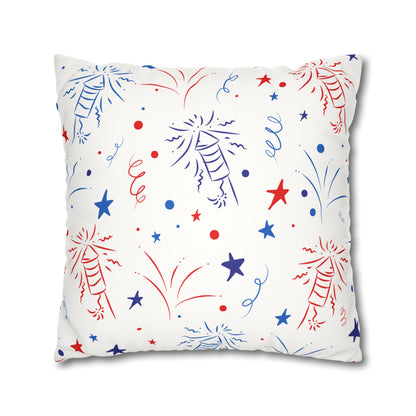 Loves Jesus and America Too Faux Suede Square Pillow Case