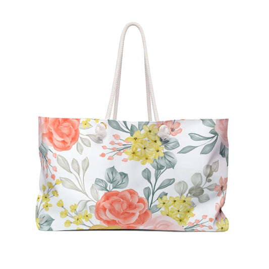 Floral Weekender Bag