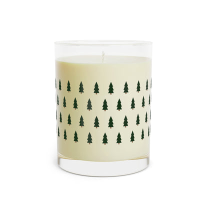 Holiday Christmas Tree Scented Candle - Full Glass, 11oz