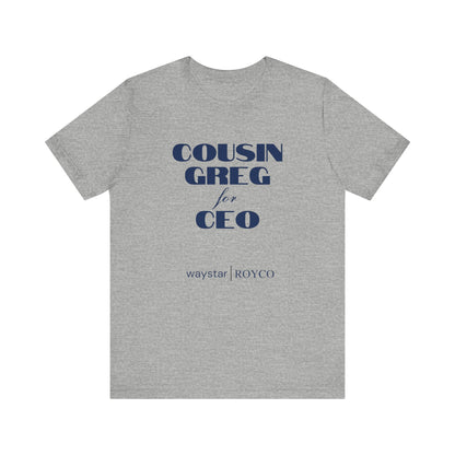 Succession Jersey Short Sleeve Tee Cousin Greg