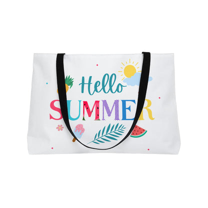 Welcome Summer Weekender Beach Pool Tote Bag