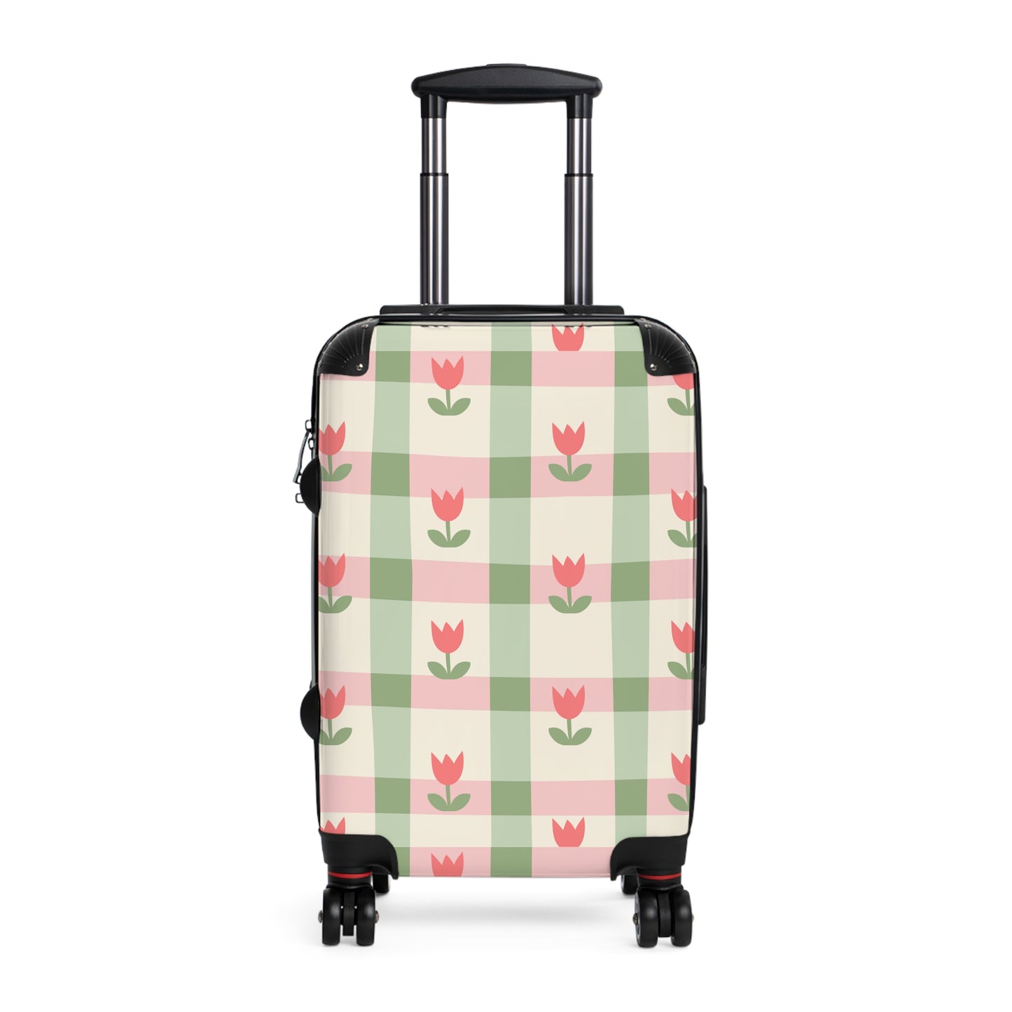 Plaid Tulip Suitcase