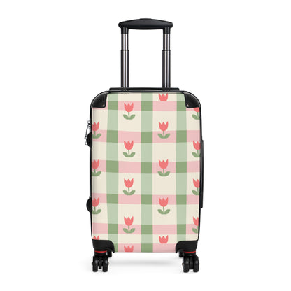 Plaid Tulip Suitcase