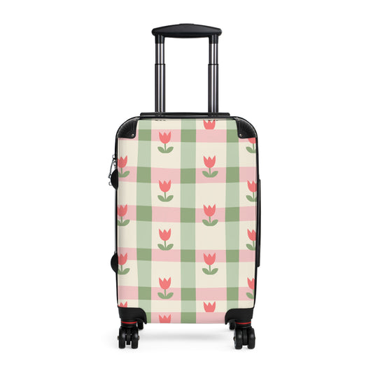 Plaid Tulip Suitcase