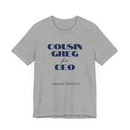 Succession Jersey Short Sleeve Tee Cousin Greg