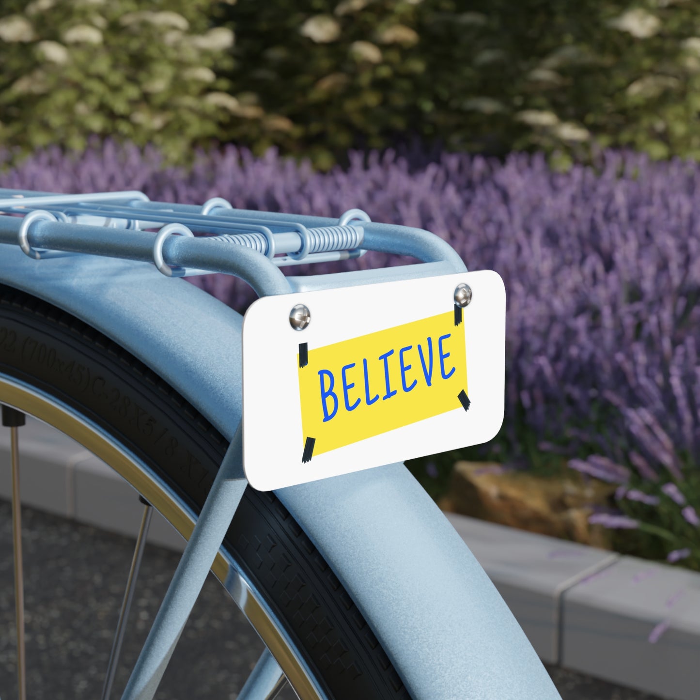 Ted Lasso Believe Mini License Plate