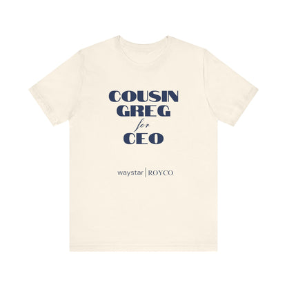 Succession Jersey Short Sleeve Tee Cousin Greg