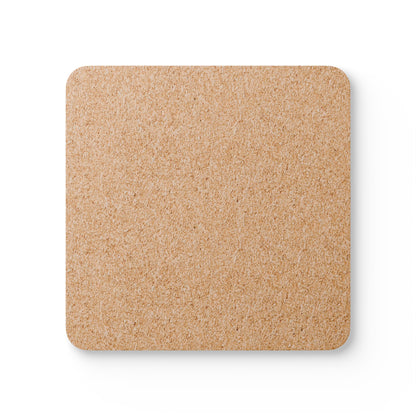 Hot Brown Water Corkwood Coaster Set