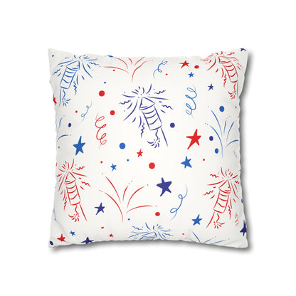 Loves Jesus and America Too Faux Suede Square Pillow Case